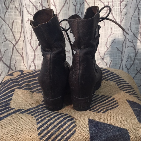 Sorel leather lace up wedge boot - Picture 5 of 8